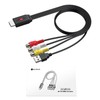 Neoteck RCA to HDMI Converter 20cm AV to HDMI Cable
