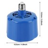 ciciglow Heating Lamp, 100-300 W Breeding Heating Lamp Thermostat LED