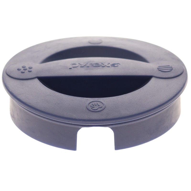 Pyrex 516-RRD-PC 2 Cup Dark Blue Measuring Cup Lid (2-Pack)