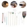 Earwax Remover Massage Set 8 Feather Stick Relieve Fatigue Professional