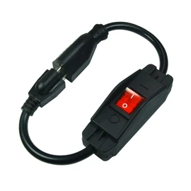 FILSHU 3-Prong Extension Cord，1625w Heavy Duty Short Extension Cable with On Off Switch,14AWG Indoor Extension Cord Short, Black [UL Listed]