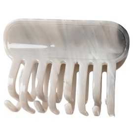 Prettyou Hair crab Medium Claw clips For Women ，Acetate Headwear ， (Marble grey)