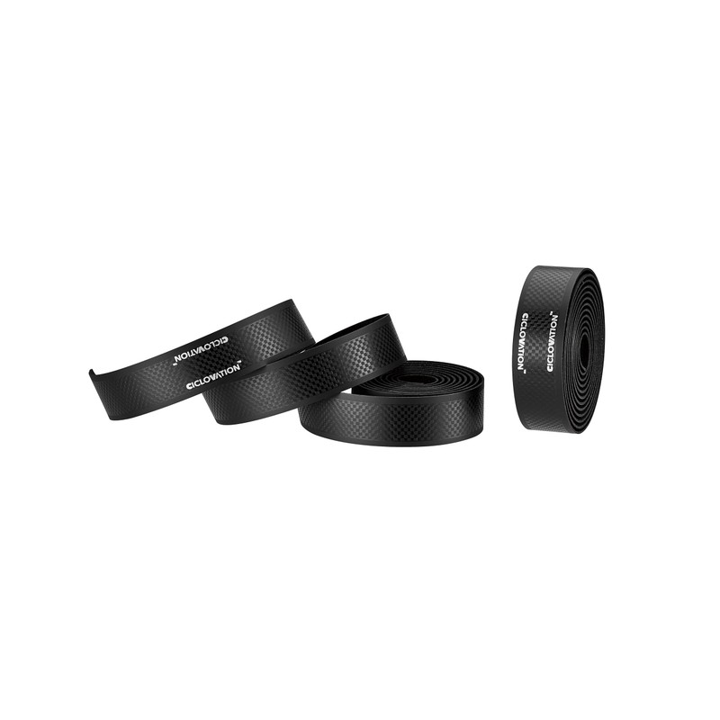 Ciclovation Bicycle Handlebar Tape Poly Touch Vapor Metallic (Gem Black)