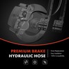 A-Premium Front Brake Hydraulic Hose Compatible with Chevy, GMC and