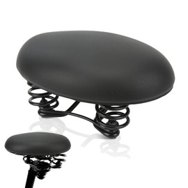 Bicycle Seat Necessary Bicycle Saddle Comfortable Soft Wide Mountain Bike Seat for Flap Road Training Bikes Men Women