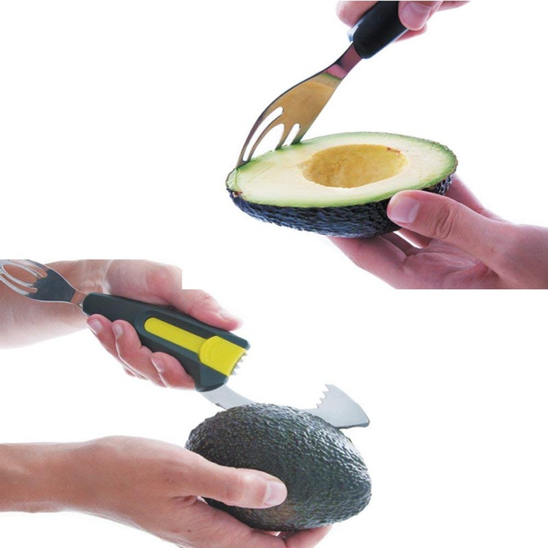 Lacor Avocado Peeler 5 Functions, Stainless Steel, Silver, 24 x