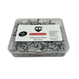 HNS White Zebra Mini Sanding Band 3.1mm Diameter - 240 grit - FINE 500 Counts