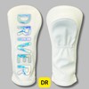 【Lettering Lines】Golf Headcover, Hologram Lettering, Waterproof, Driver Fairway Hybrid (UT),