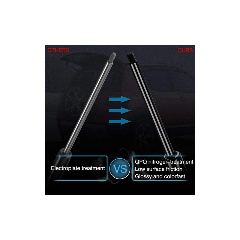 BOXI Pair Rear Trunk Tailgate Lift Supports Shock Struts for