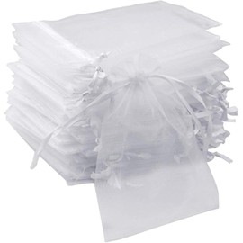 200 Bolsitas De Organza, Reutilizables Para Fiestas Y Eventos Especiales, Bolsas De Organza Elegantes Para Presentaciones Y Detalles