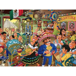 Mexican Restaurant 550 Piece Puzzle