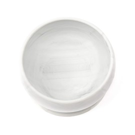 Bella Tunno Wonder Bowl - Cuenco de succión de silicona para niños pequeños y bebés, apto para microondas y lavavajillas, silicona de grado alimenticio, sin BPA, mármol