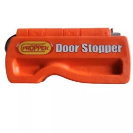 THE PROPPER Fold Up Door Chock Holder Prop Magnet Stop Wedge Durable Fat Ivan