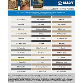 Modern Stone Grout Stain Color Seal - Mapei Colors - 16oz (Magnolia #50)