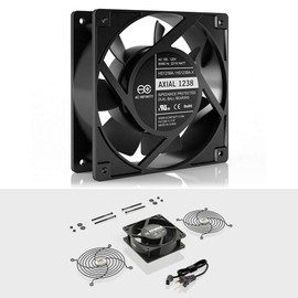AC Infinity AXIAL 1238, Muffin Cooling Fan, 115V AC 120mm by 120mm by 38mm High Speed