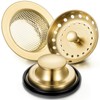 Mudder 3 Pcs Kitchen Sink Drain Strainer and Stopper Stainless