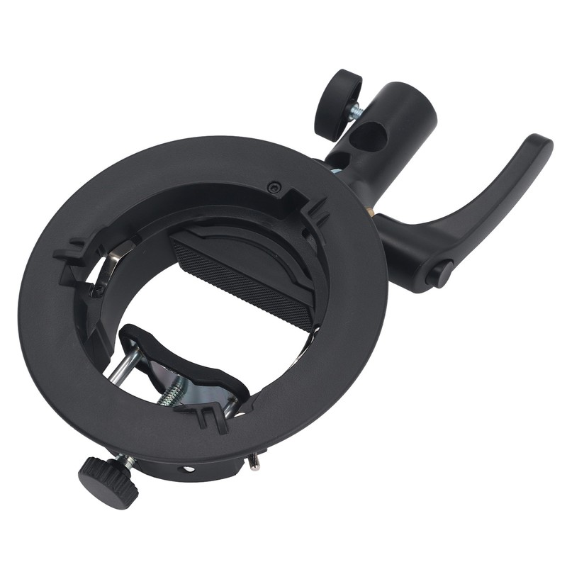 Flash Bracket for Bowens Mount Plastic Metal Round Head Flash