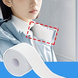 Clothing Hat Anti-pollution Tape 10cmx5m Neck Pad - Beige 10cmx5m / 의류 모자 오염 방지 테이프 10cmx5m 목때 패드 - 베이지10cmx5m