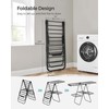 SONGMICS Clothes Drying Rack, Foldable 2-Level Laundry Drying Rack, Free-Standing