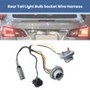 Tail Light Lamp Wiring Harness Socket Holder and Wire Compatible