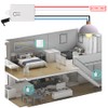 QIACHIP Wireless Light Switch with Transmitter and Receiver Kit, Wireless