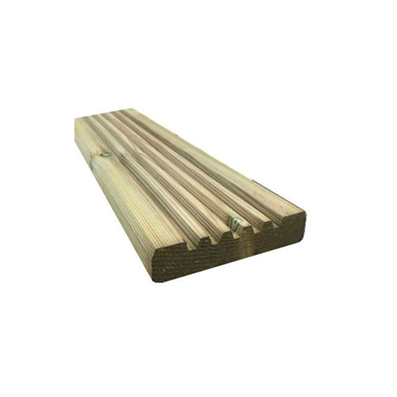 Pressure Treated Decking Board 100mm x 22mm (95mm x 19mm)