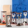 Large Hourglass Timer 60 Minute, Decorative Wooden Sand Timer with