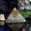 KACHVI Clear Pyramid Set of 1 Size 6 cm reiki