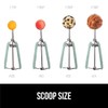 Gorilla Grip Premium Stainless Steel, Spring-Loaded Scoop for Fruit, Cookie