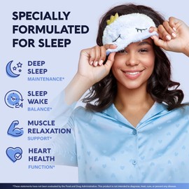 Magnesium Glycinate - Sleep & Relaxation Support - Extra Strength Glycinate, Glycine & Taurine 1500 mg - Magnesium Supplement for Women & Men - Chelated & High Absorption - Made in USA - 120 Capsules