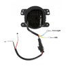 Bricologht 4PCS 7" LED Headlight & 4'' Fog Light Combo
