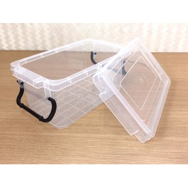 Izumi Kasei Made in Japan Safety Box Type 1 Clear (W16.7×D28.5×H13cm) 3655
