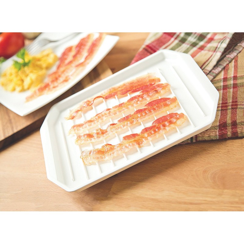 Fox Run Microwave Bacon Rack/Cooker, 8 x 9.75 x 0.5