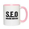 SEO 2Tone Pink Mug 11oz - organic havnter - Researcher