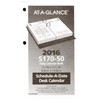 AT-A-GLANCE Financial Daily Desk Calendar 2016 Refill, 12 Months, 3.5