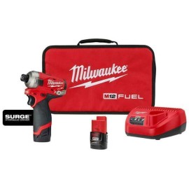 Milwaukee M12 FUEL SURGE 12V Hex Hydraulic Driver 2 Battery Kit - 2551-22