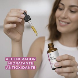 Aceite Rosa Mosqueta Puro Prensado En Frío + Agua De Rosas
