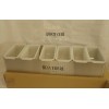 Belvedere Metal Condiment Caddy Tray w Removable Compartments NEW bar