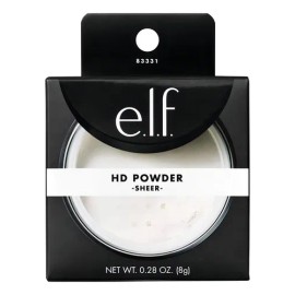 Polvo Fijador E.L.F. Cosmetics HD Mate Translúcido Cobertura Media Larga Duración