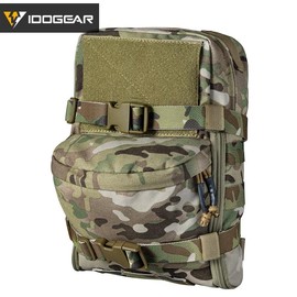 IDOGEAR Hydration Pack Hydration Backpack Molle Pouch Mini Hydration pouch 3530 - Color: Camo