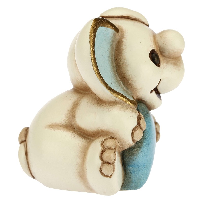 THUN - Elephant Ornament with Blue Star - Birth Gift