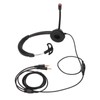 3.5mm Monaural Headset 3 Section Dual 3.5mm Plug PC Business
