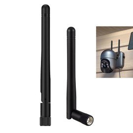 2 Stück WLAN Antenne Dualband 2,4 GHz 5 GHz 5,8GHz, WiFi Antenne 3dBi MIMO RP-SMA Stecker für WLAN Router Mini PCIe Karte USB Adapter IP Kamera Videoüberwachung FPV Drohne Bluetooth Sicherheitsmonitor