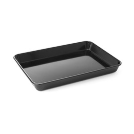 HENDI Meat Tray, Meat Container, Temperature Resistant from -20 °C to 70 °C, Melamine Display Plates, Dishwasher-safe, 350 x 250 x (H) 40 mm, Black