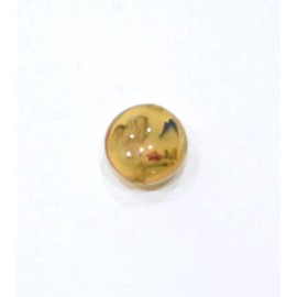 Unbranded Beads Chinese Reverse Painted Glass Bead