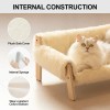 Mewoofun Best Couch Bed, Pet Sofa for Indoor Cats Wooden
