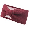 Vanessa & Melissa SB1015 Ladies’ Knitted Bow Headband, Lined with