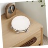 KICHOUSE Hand Drum Wooden Tambourine for Educational Musical Instrument for
