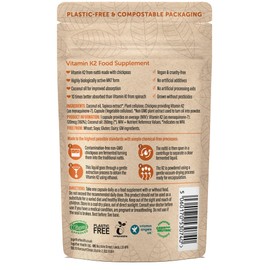 Vitamin K2 – Together Health – Vitamin K2 from Fermented Chickpeas – Highly Biologically Active MK7 Form – Vegan Friendly – Made in The UK – 30 Vegecaps