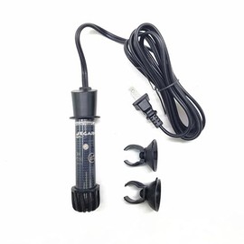 Lifegard Aquatics Adjustable Quartz Glass Aquarium Heater – UL Listed, Bi-Metal Electronic Construction – Includes Suction Cup Mounting Brackets, Thermal Protection – 300 Watt
